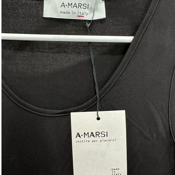 A. Marsi Black Tunic Made in Italy Women’s Size 40 (US M) - Picture 2 of 5